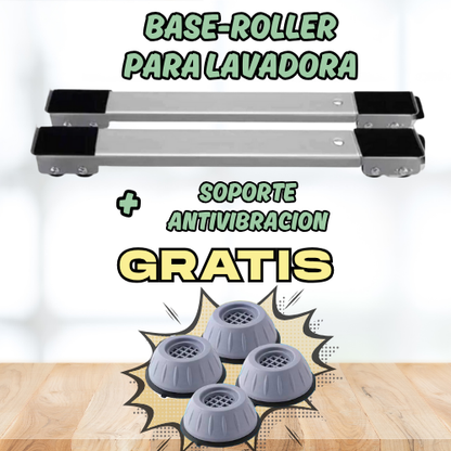 2 Unds. Base-Roller para Equipos Pesados