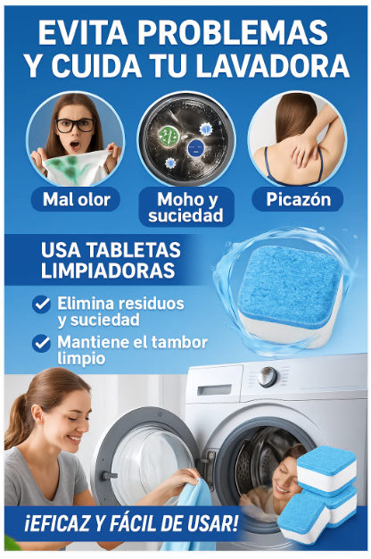 Pastillas Limpiadoras para Lavadora